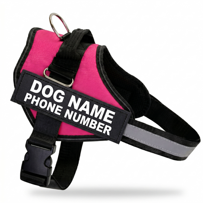 Adjustable Reflective Dog Chest Strap with Leash